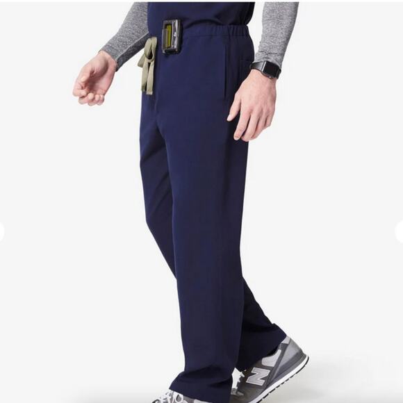 Figs Men's Pisco Basic Navy Scrub Pants Size Large - Picture 3 of 11